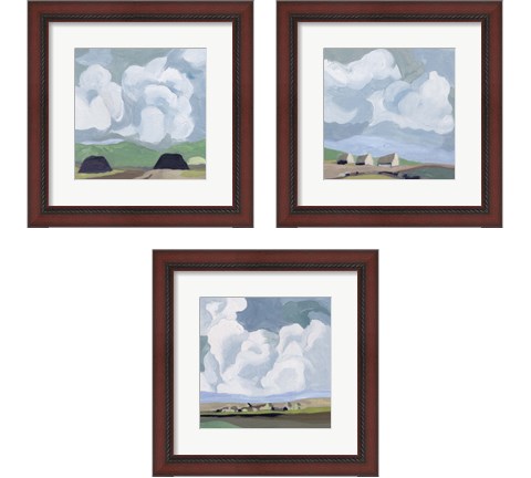 A Quiet Village 3 Piece Framed Art Print Set by Melissa Wang