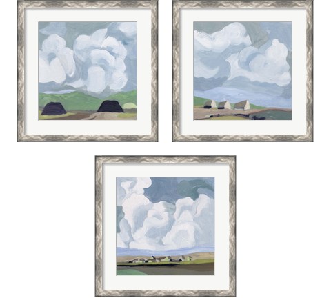 A Quiet Village 3 Piece Framed Art Print Set by Melissa Wang