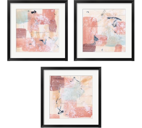 Warm Underneath  3 Piece Framed Art Print Set by Melissa Wang