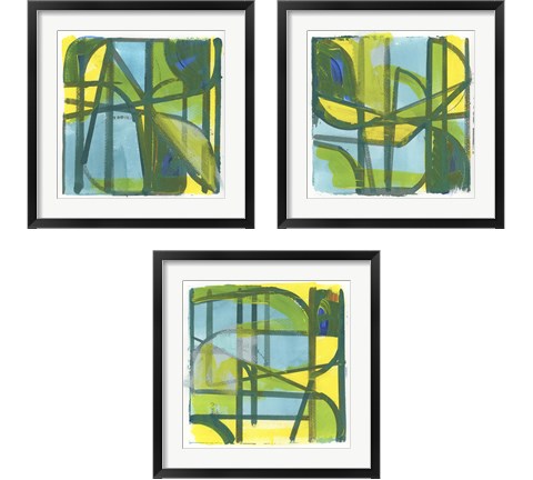 Summer 3 Piece Framed Art Print Set by Cartissi