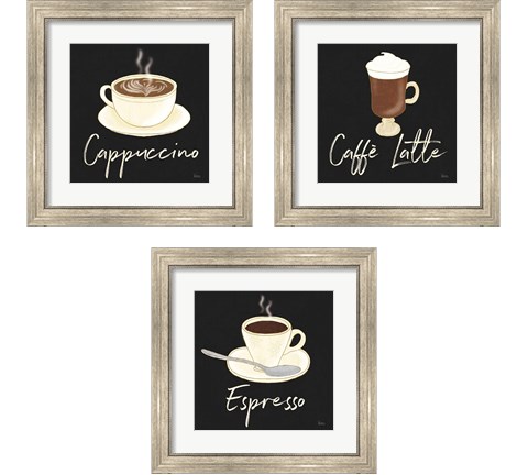 Fresh Coffee 3 Piece Framed Art Print Set by Veronique Charron