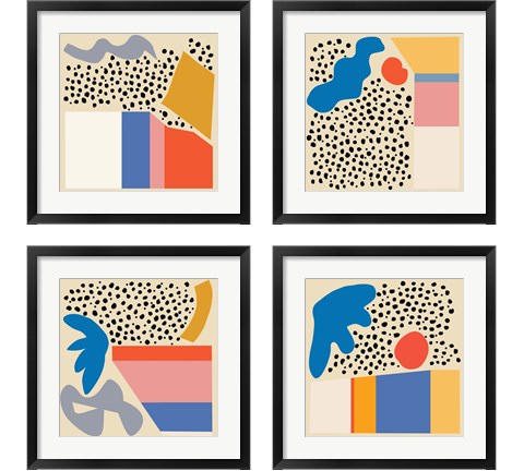 The 90's 4 Piece Framed Art Print Set by Melissa Wang