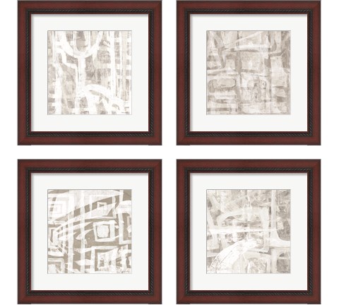 Intertwined  4 Piece Framed Art Print Set by Stellar Design Studio