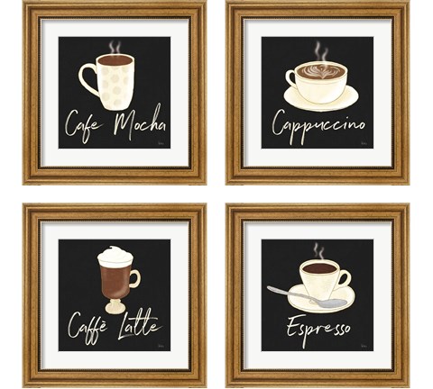 Fresh Coffee 4 Piece Framed Art Print Set by Veronique Charron