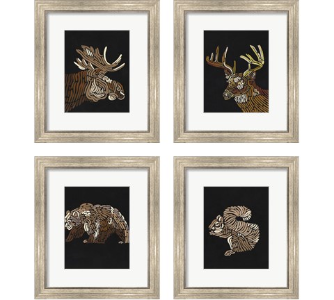 Forest Dweller 4 Piece Framed Art Print Set by Regina Moore