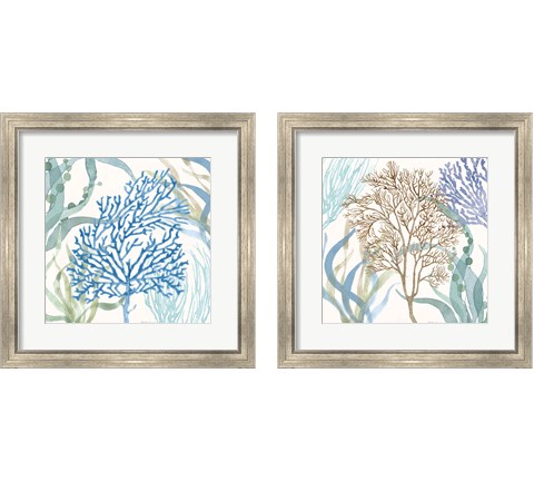 Soft Shores 2 Piece Framed Art Print Set by Beth Grove