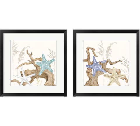 Soft Shores 2 Piece Framed Art Print Set by Beth Grove