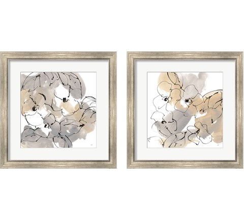 Original Neutrals 2 Piece Framed Art Print Set by Chris Paschke