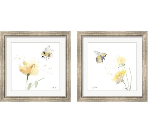 Sunflower Meadow 2 Piece Framed Art Print Set by Katrina Pete