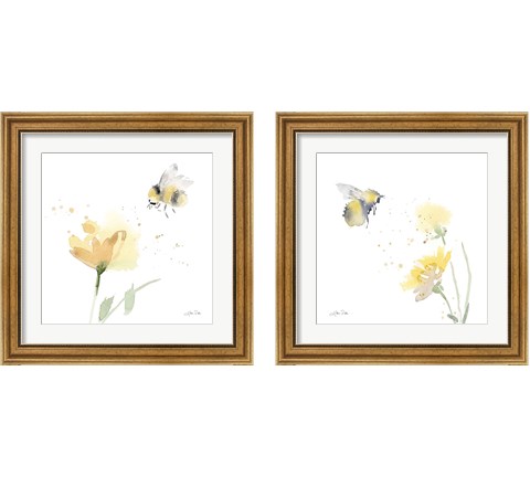 Sunflower Meadow 2 Piece Framed Art Print Set by Katrina Pete