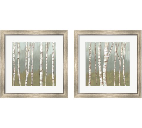 Simple Birchline 2 Piece Framed Art Print Set by Jennifer Goldberger