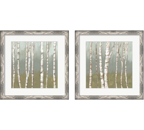 Simple Birchline 2 Piece Framed Art Print Set by Jennifer Goldberger