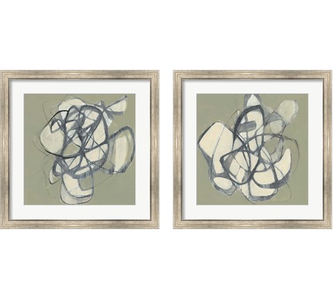 Interweb  2 Piece Framed Art Print Set by Jennifer Goldberger