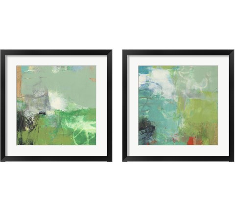 Mod  2 Piece Framed Art Print Set by Sue Jachimiec