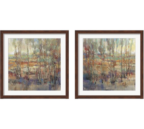 Kaleidoscopic Forest 2 Piece Framed Art Print Set by Timothy O'Toole
