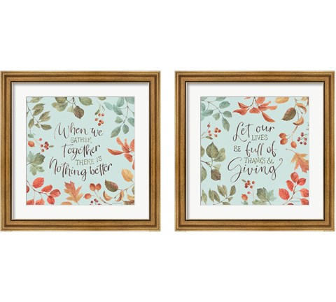 Autumn in Nature 2 Piece Framed Art Print Set by Lisa Audit