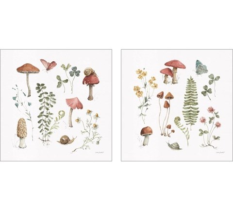 Forest Treasures 2 Piece Art Print Set by Lisa Audit