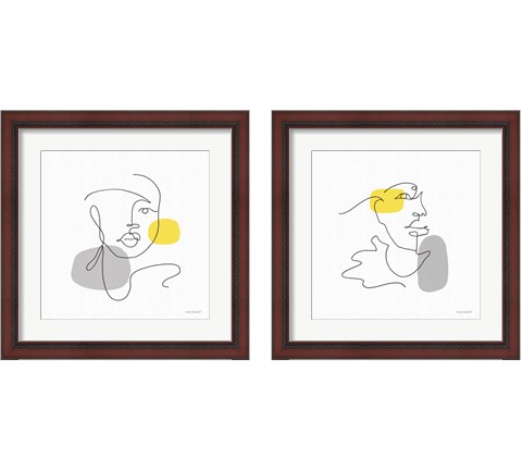 Glow 2 Piece Framed Art Print Set by Lisa Audit