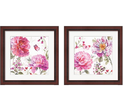 Obviously Pink 2 Piece Framed Art Print Set by Lisa Audit