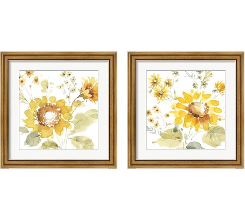 Sunflowers Forever 2 Piece Framed Art Print Set by Lisa Audit