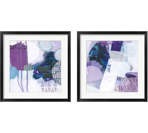 Abstract Layers 2 Piece Framed Art Print Set by Kathy Ferguson