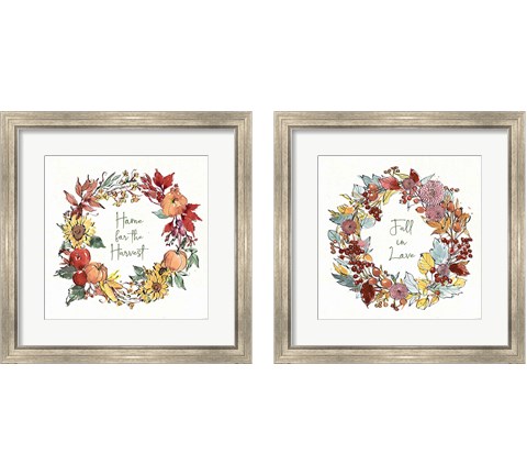 Country Harvest 2 Piece Framed Art Print Set by Anne Tavoletti