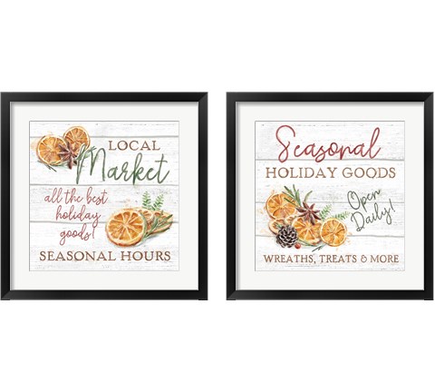 Seasonal Market 2 Piece Framed Art Print Set by Mary Urban