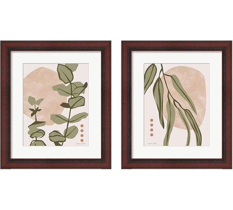 Restore Eucalyptus 2 Piece Framed Art Print Set by Megan Gallagher