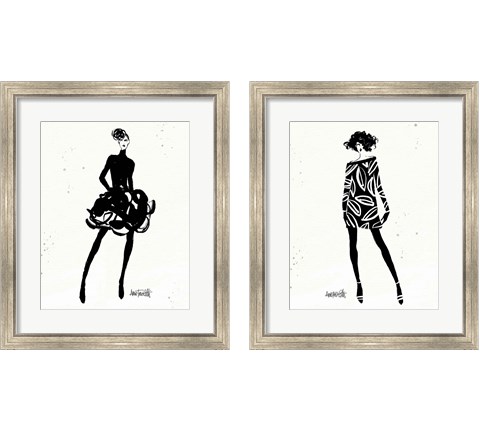 Style Sketches 2 Piece Framed Art Print Set by Anne Tavoletti