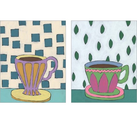 Mid Morning Coffee 2 Piece Art Print Set by Regina Moore