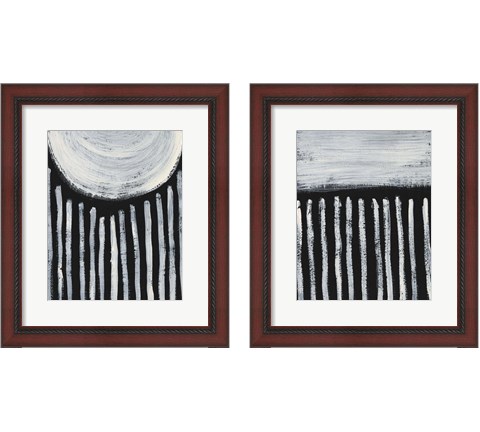 Ivory & Black 2 Piece Framed Art Print Set by Regina Moore