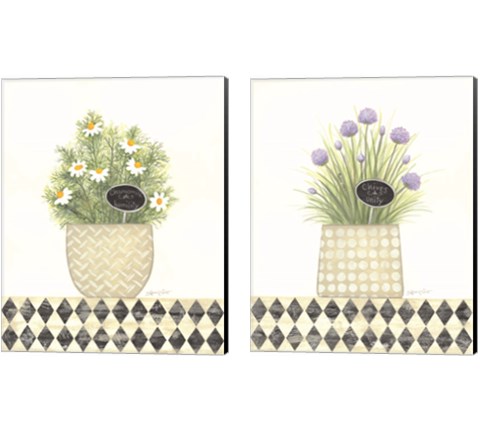 Herb 2 Piece Canvas Print Set by Annie Lapoint