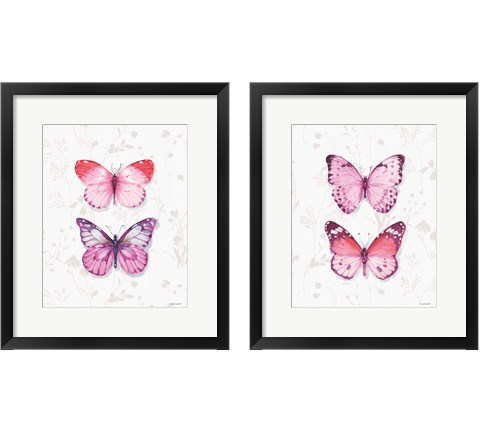 Obviously Pink 2 Piece Framed Art Print Set by Lisa Audit