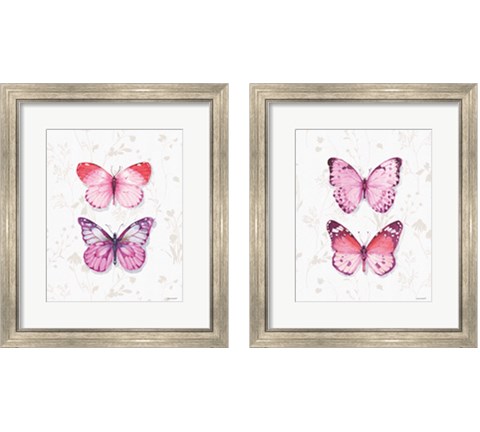 Obviously Pink 2 Piece Framed Art Print Set by Lisa Audit