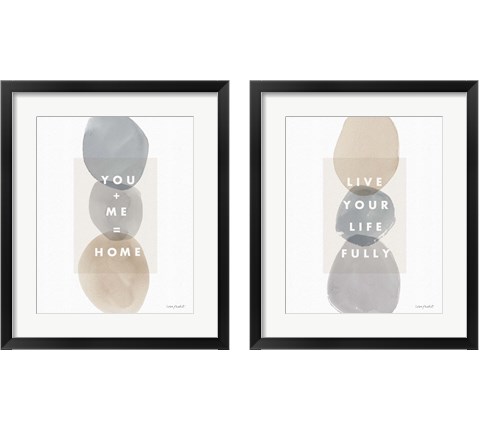 Think Neutral 2 Piece Framed Art Print Set by Lisa Audit