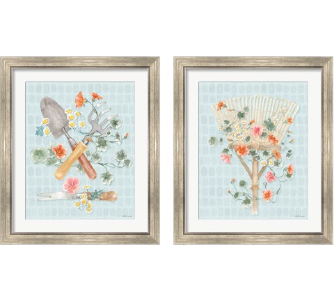 Gardenscape  2 Piece Framed Art Print Set by Beth Grove