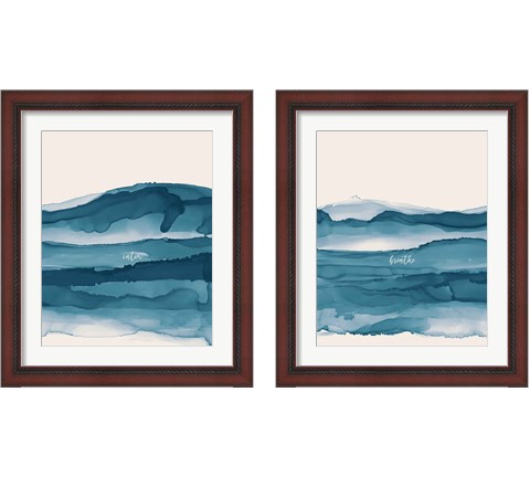 Coastal Ink 2 Piece Framed Art Print Set by Chris Paschke