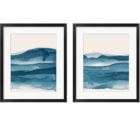 Coastal Ink 2 Piece Framed Art Print Set by Chris Paschke