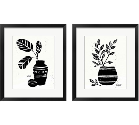 Botanical Sketches 2 Piece Framed Art Print Set by Anne Tavoletti