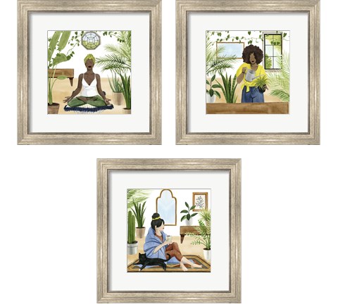 Alone Time 3 Piece Framed Art Print Set by Grace Popp