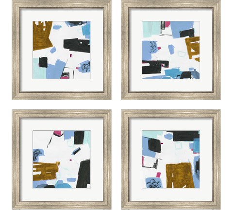 Sunny Winter Day  4 Piece Framed Art Print Set by Melissa Wang