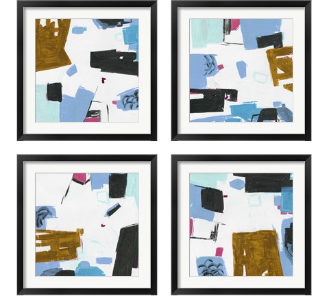 Sunny Winter Day  4 Piece Framed Art Print Set by Melissa Wang