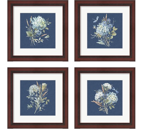 Bohemian Blue 4 Piece Framed Art Print Set by Lisa Audit