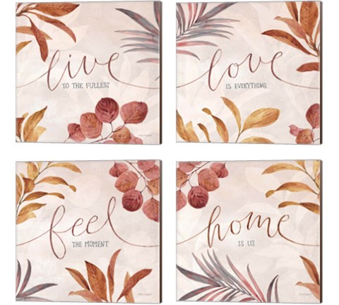 Terra Inspiration 4 Piece Canvas Print Set by Lisa Audit