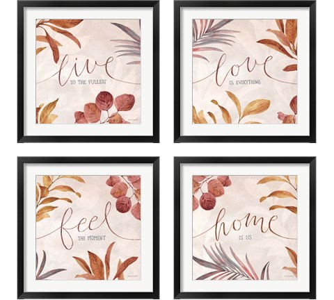 Terra Inspiration 4 Piece Framed Art Print Set by Lisa Audit