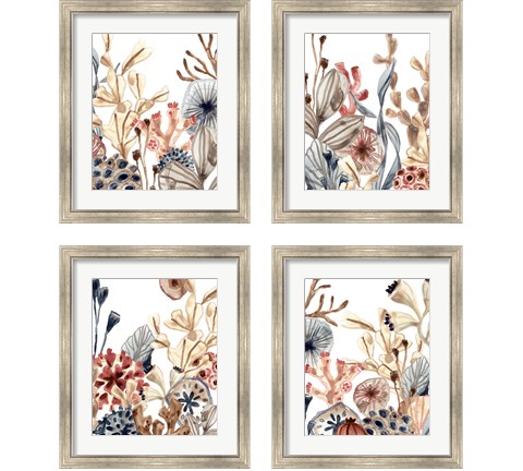 Ocean Chorus 4 Piece Framed Art Print Set by June Erica Vess