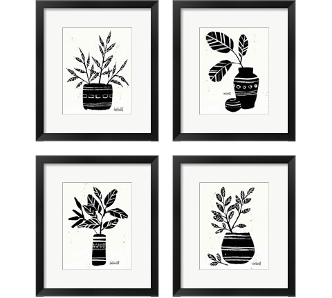 Botanical Sketches 4 Piece Framed Art Print Set by Anne Tavoletti