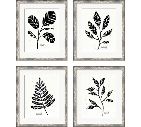 Botanical Sketches 4 Piece Framed Art Print Set by Anne Tavoletti