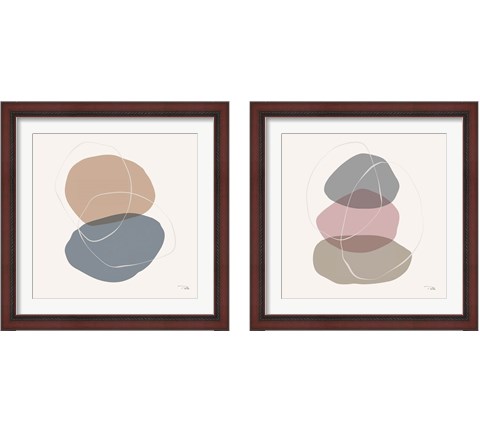 Down to Earth Dusty 2 Piece Framed Art Print Set by Pela