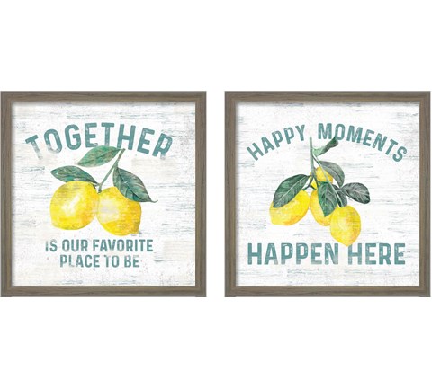 Happy Thoughts 2 Piece Framed Art Print Set by Tara Reed